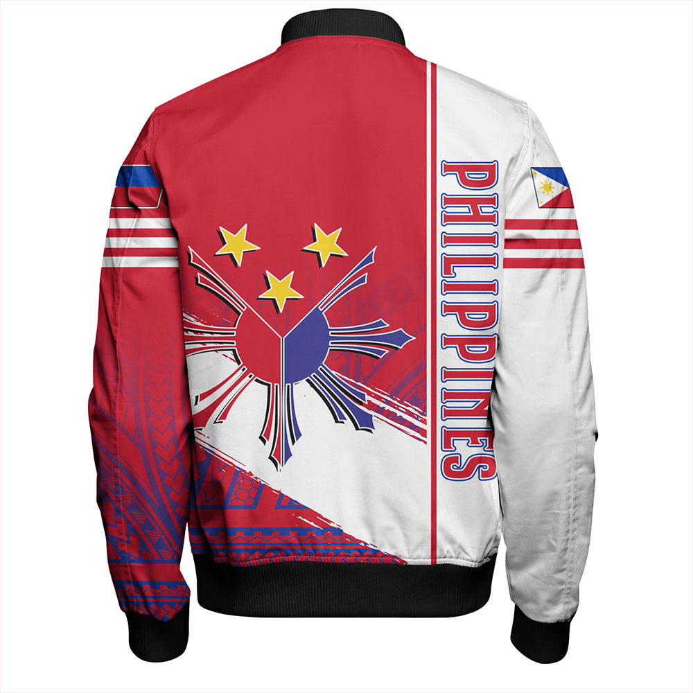Philippines Bomber Jacket Sun Star Quartar Style