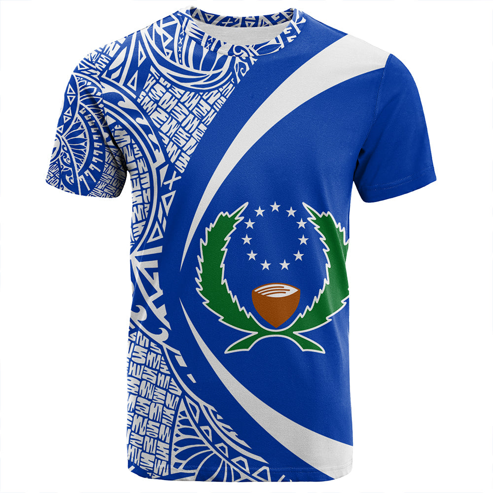 Pohnpei T-Shirt Coat Of Arm Lauhala Circle