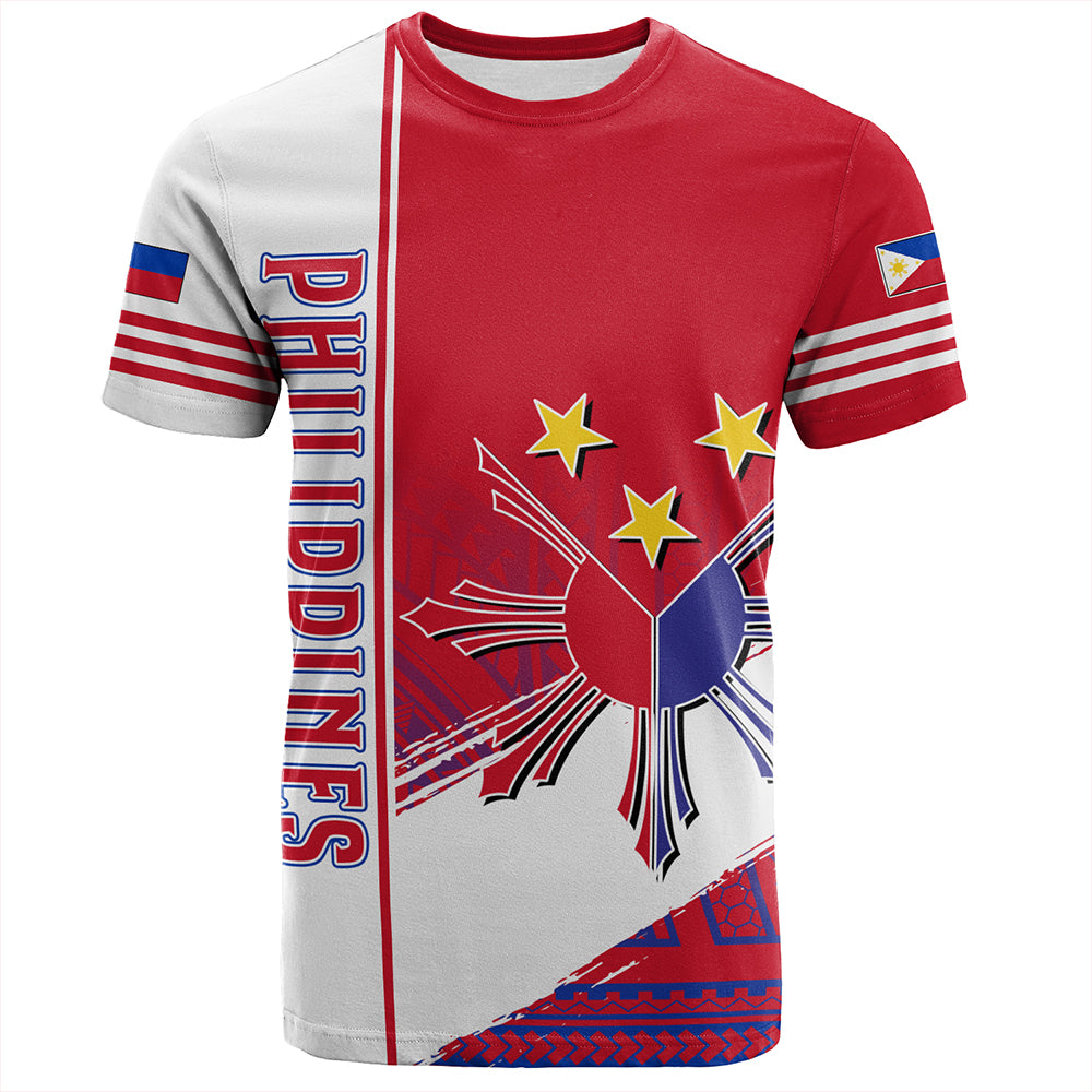 Philippines T-Shirt Sun Star Quartar Style