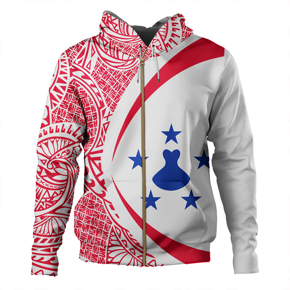 Austral Islands Hoodie Coat Of Arm Lauhala Circle
