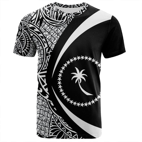 Chuuk T-Shirt Coat Of Arm Lauhala White Circle