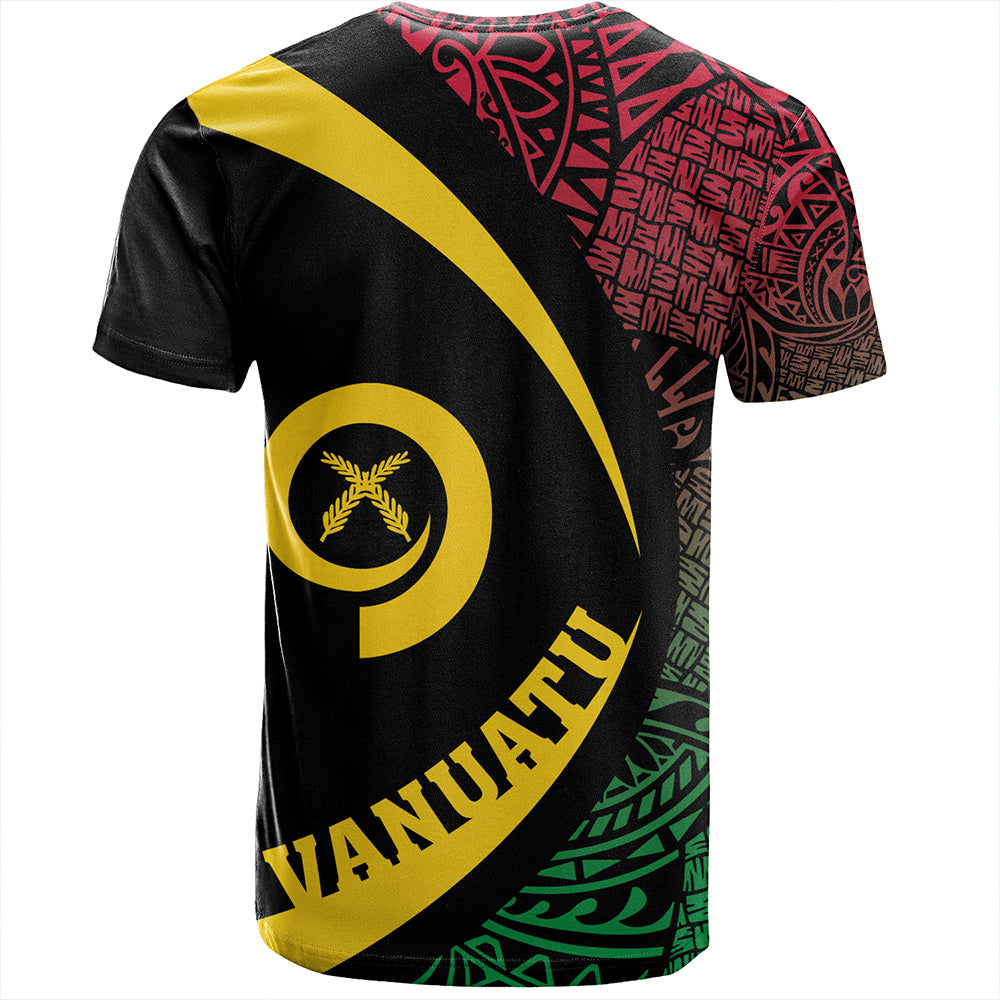 Vanuatu T-Shirt Coat Of Arm Lauhala Circle