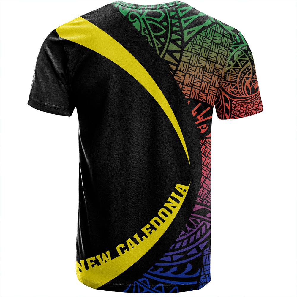 New Caledonia T-Shirt Coat Of Arm Lauhala Circle