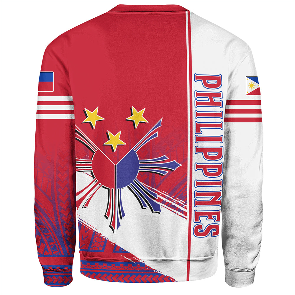 Philippines Sweatshirt Sun Star Quartar Style