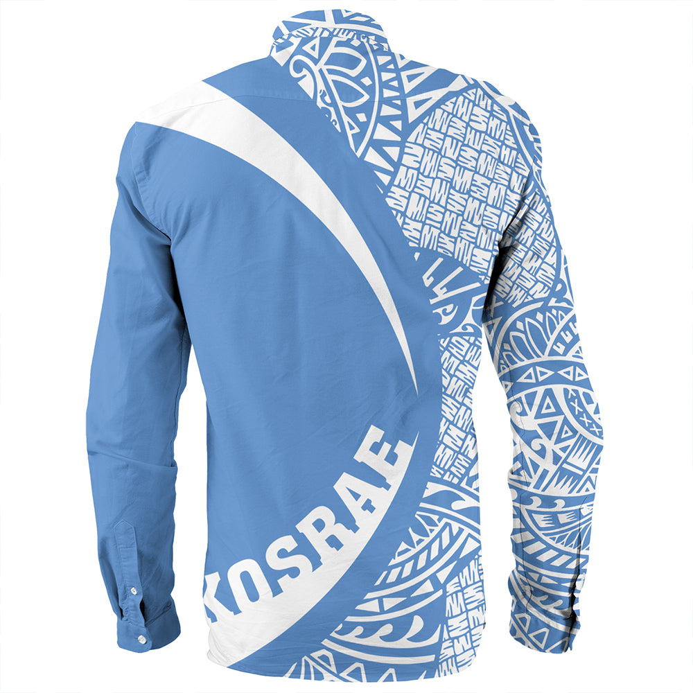 Kosrae Long Sleeve Shirt Coat Of Arm Lauhala Circle