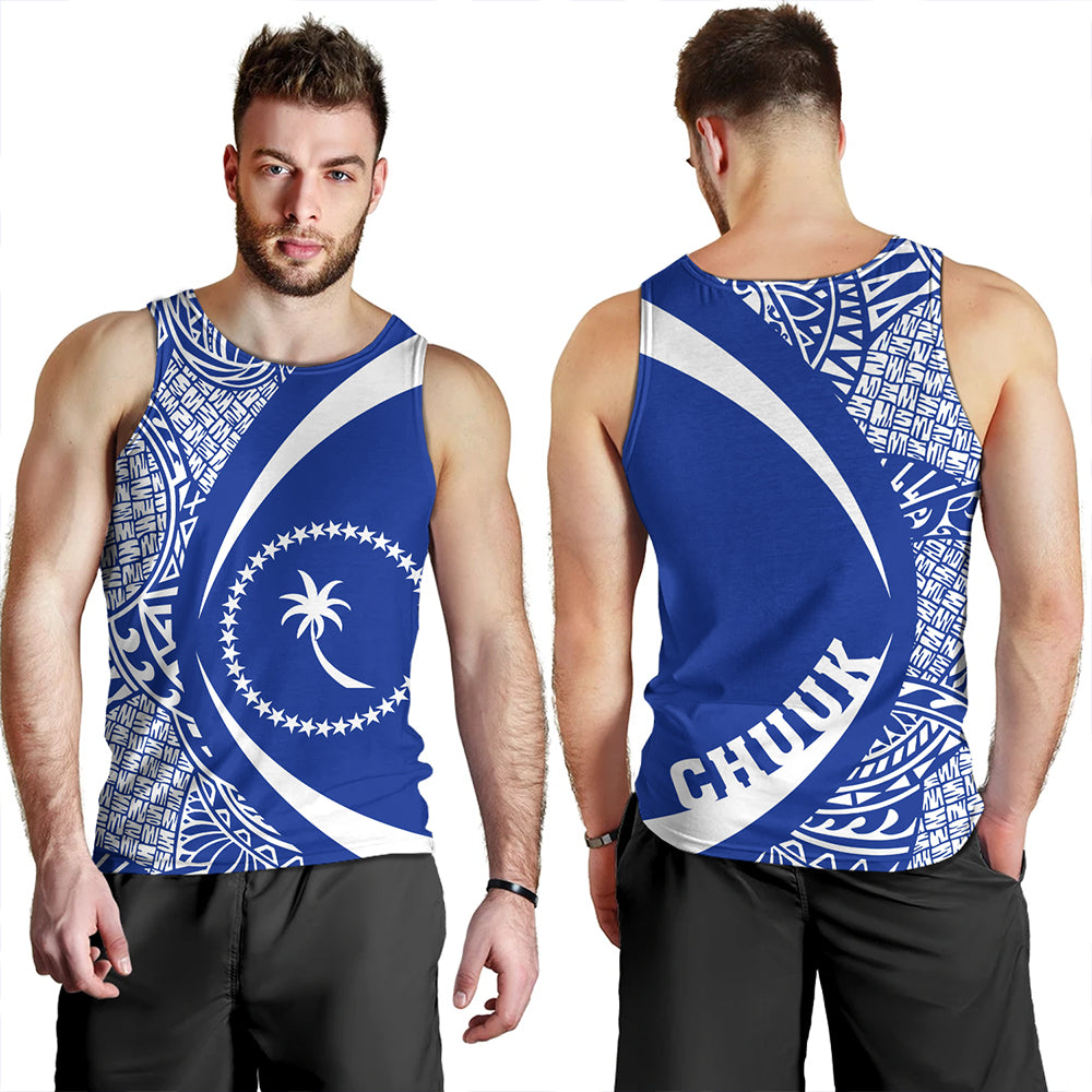 Chuuk Tank Top Coat Of Arm Lauhala Circle
