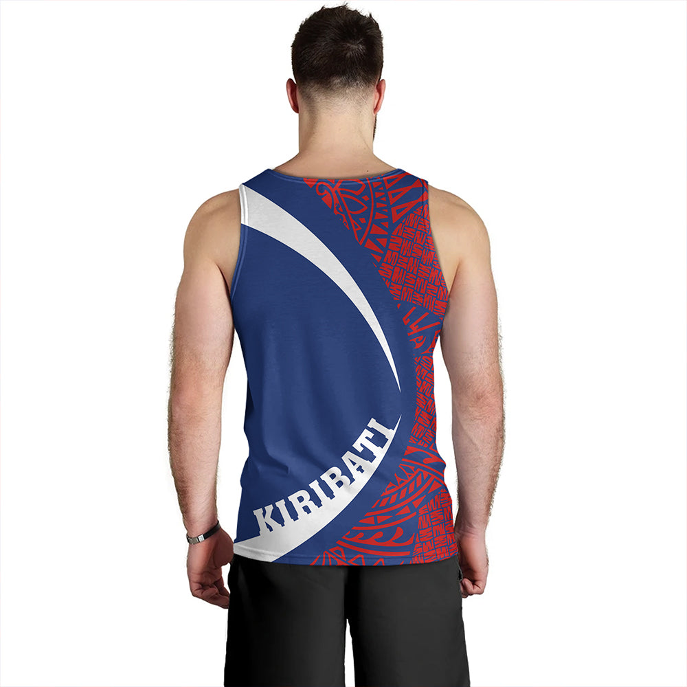 Kiribati Tank Top Coat Of Arm Lauhala Circle