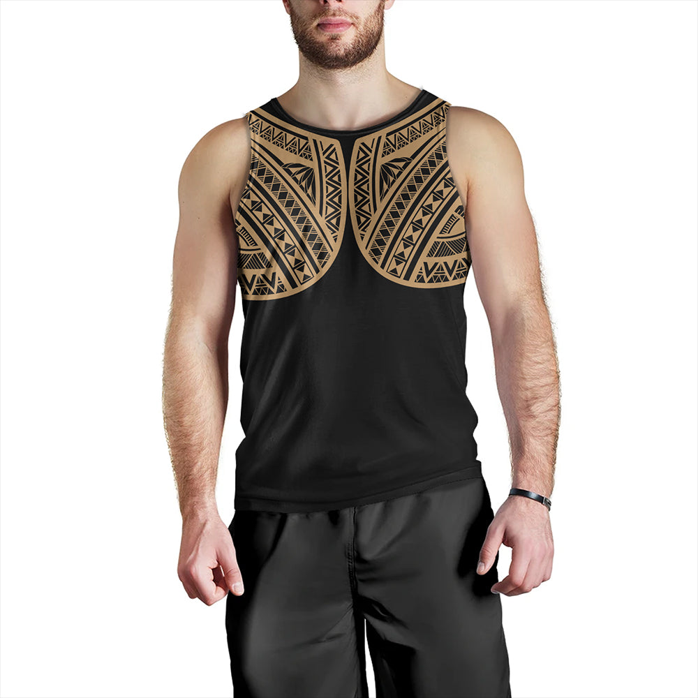 Philippines Tank Top Sun Star Warrior Style Gold