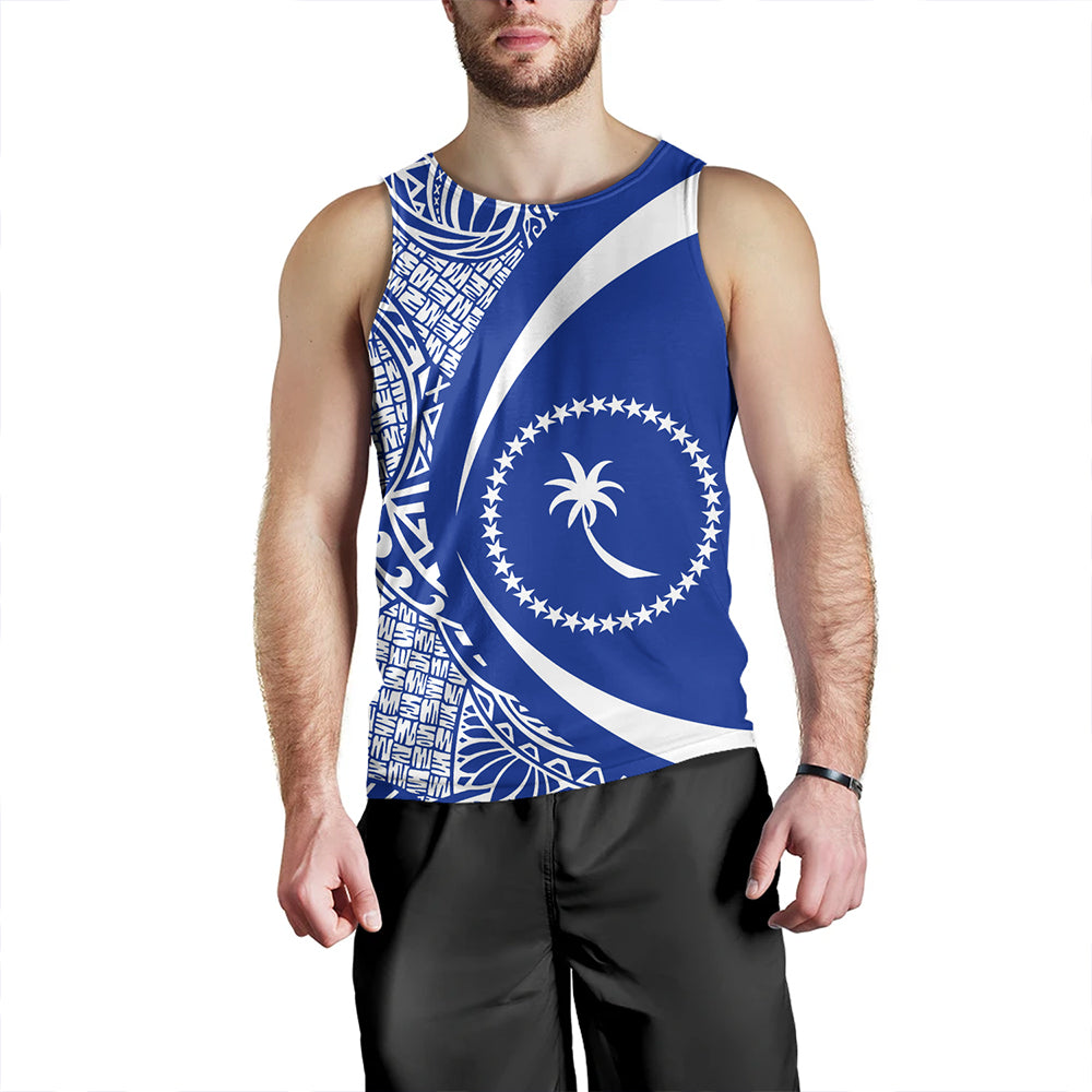 Chuuk Tank Top Coat Of Arm Lauhala Circle