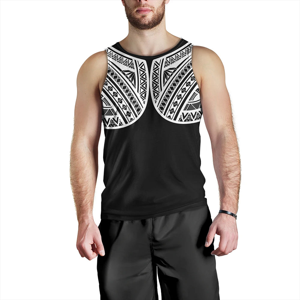 Philippines Tank Top Sun Star Warrior Style White
