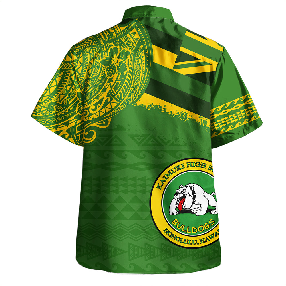 Hawaii Hawaiian Shirt Kaimuki High School With Crest Style