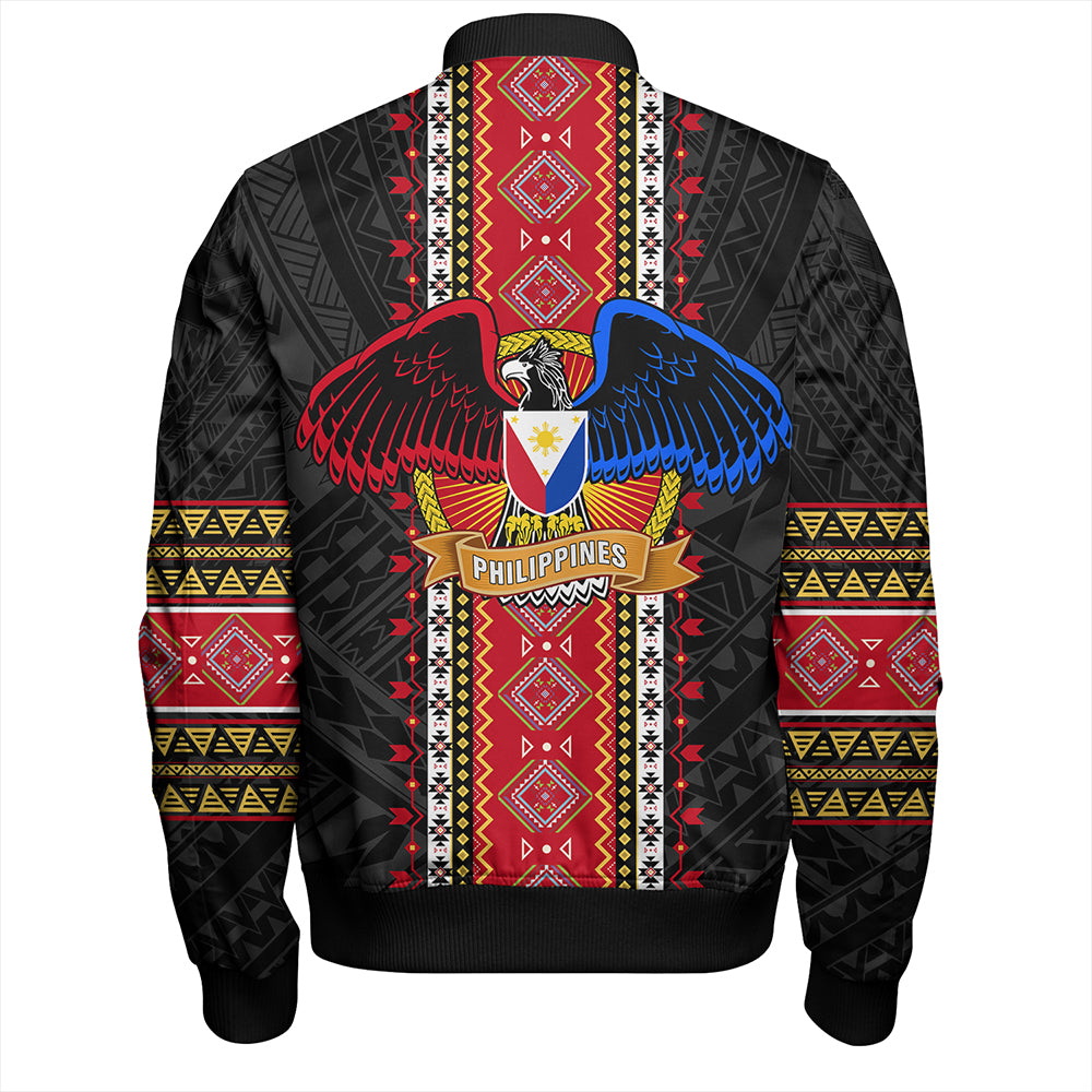 Philippines Bomber Jacket Ethnic Traditional Eagle Style