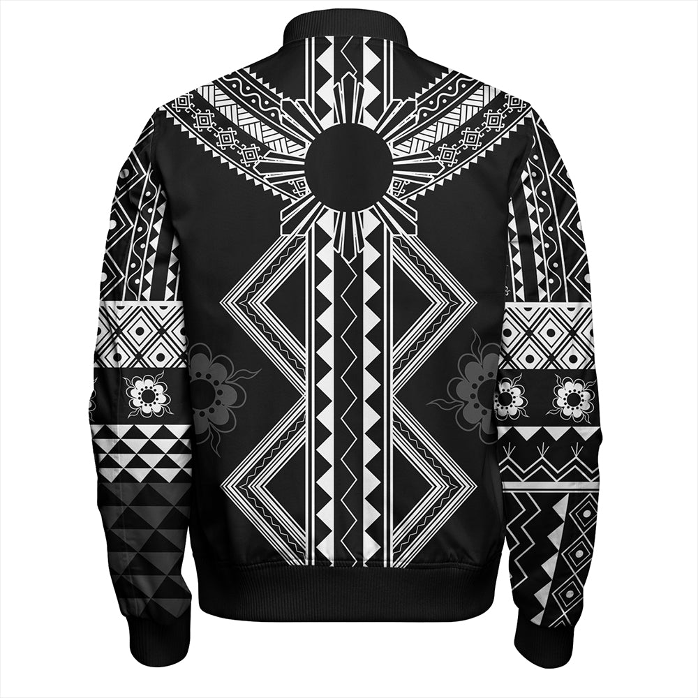 Philippines Bomber Jacket Tattoo Tribal Batok Symbols