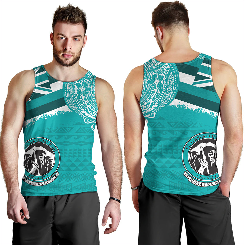 Hawaii Tank Top King Kekaulike High School With Crest Style
