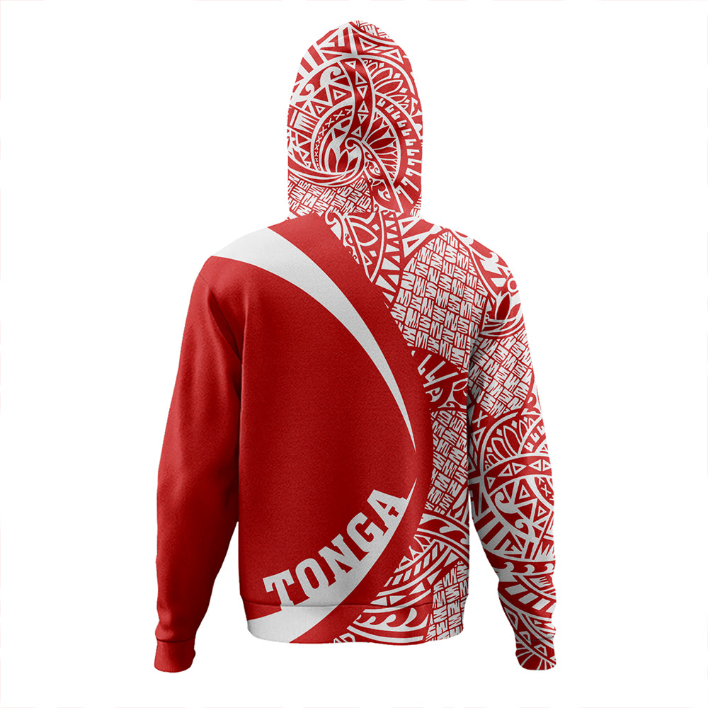 Tonga Hoodie Coat Of Arm Lauhala Circle