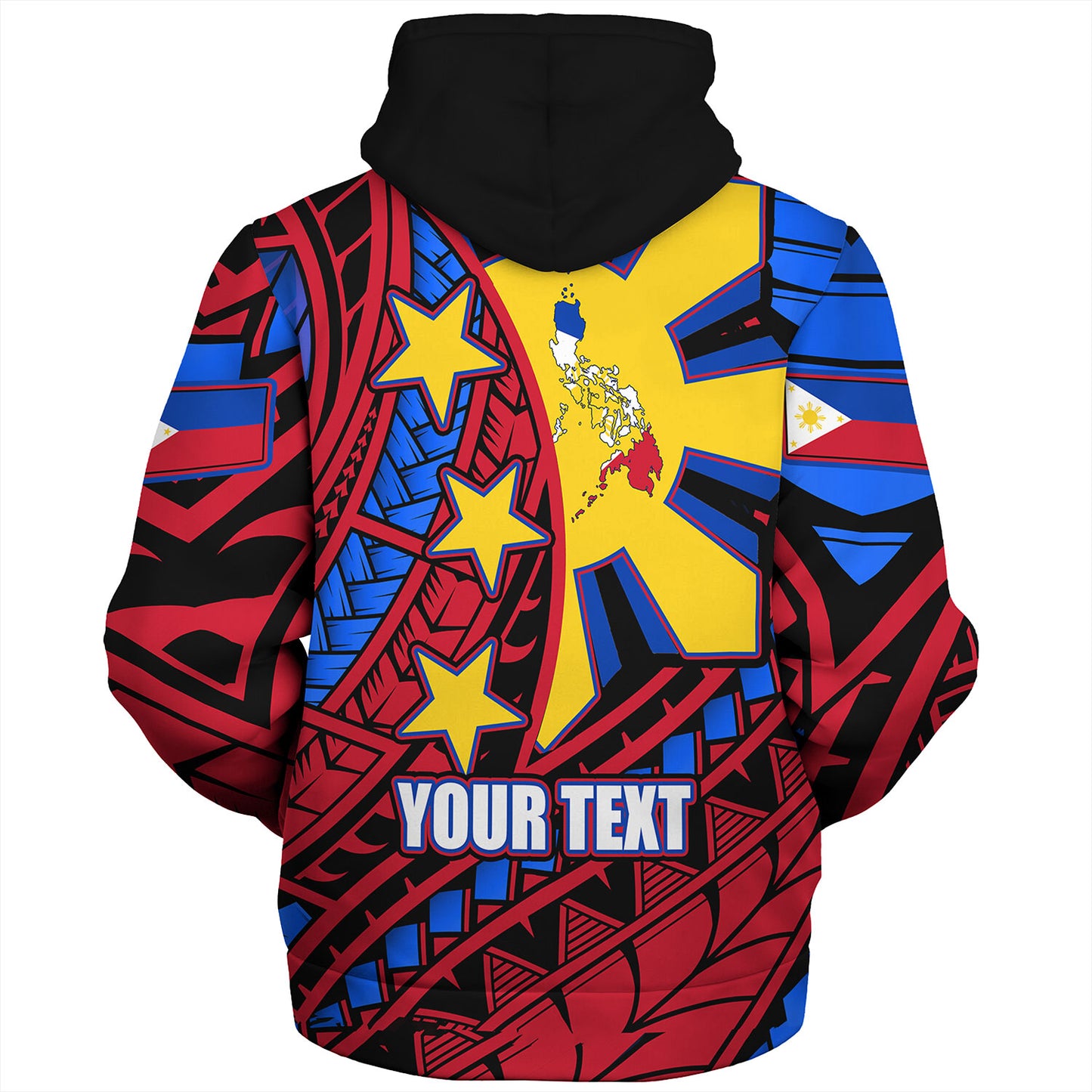 Philippines Sherpa Hoodie Custom Lapu-Lapu The Legendary Filipino Hero