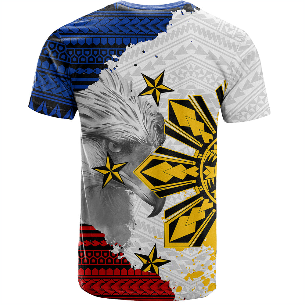 Philippines T-Shirt Eagles Filipino Sun Flag Grunge Style
