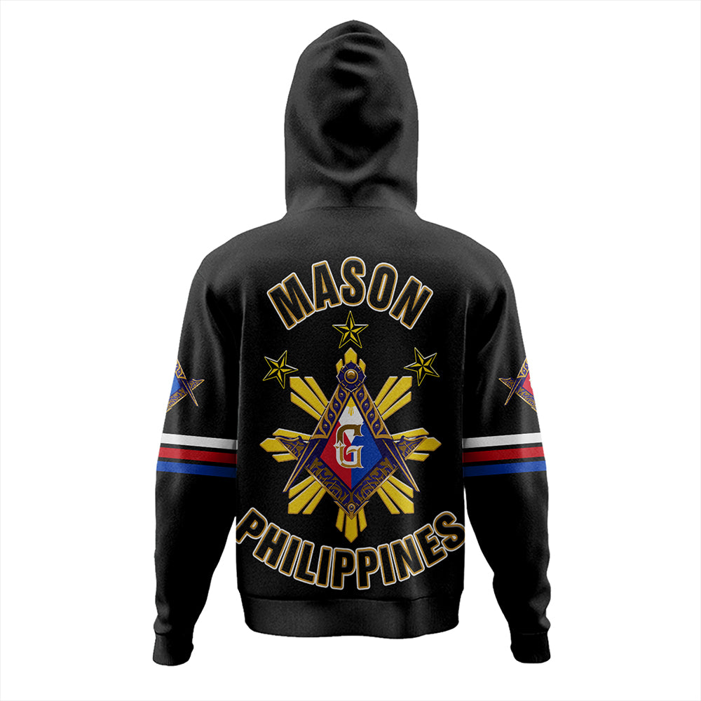 Philippines Hoodie Freemasons Filipino Star Letter Style
