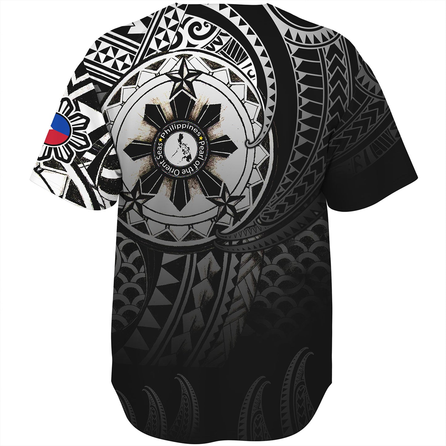 Philippines Baseball Shirt Pearl of the Orient Seas