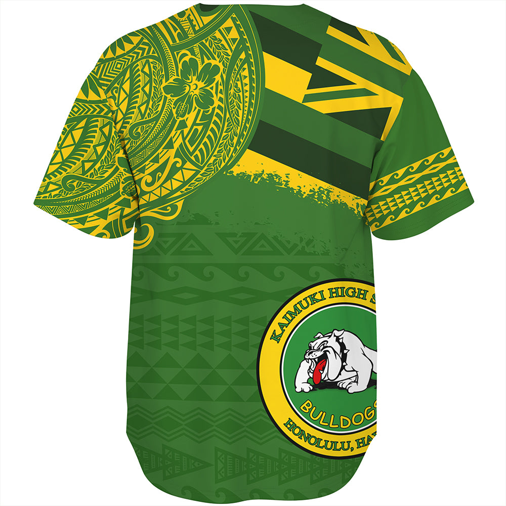 Hawaii Baseball Shirt Kaimuki High School With Crest Style