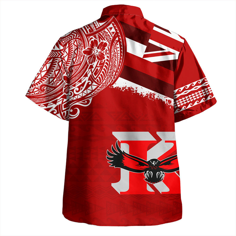 Hawaii Hawaiian Shirt Kauai High School With Crest Style