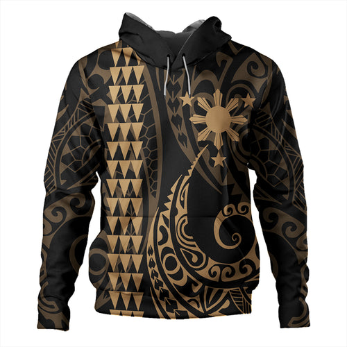 The Philippines Hoodie Sun Kakau Style