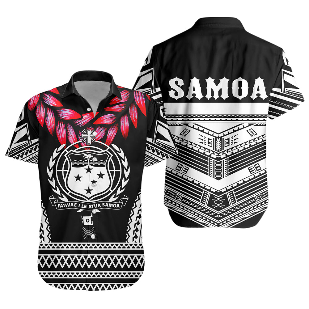 The Samoan Chief Short Sleeve Shirt Black