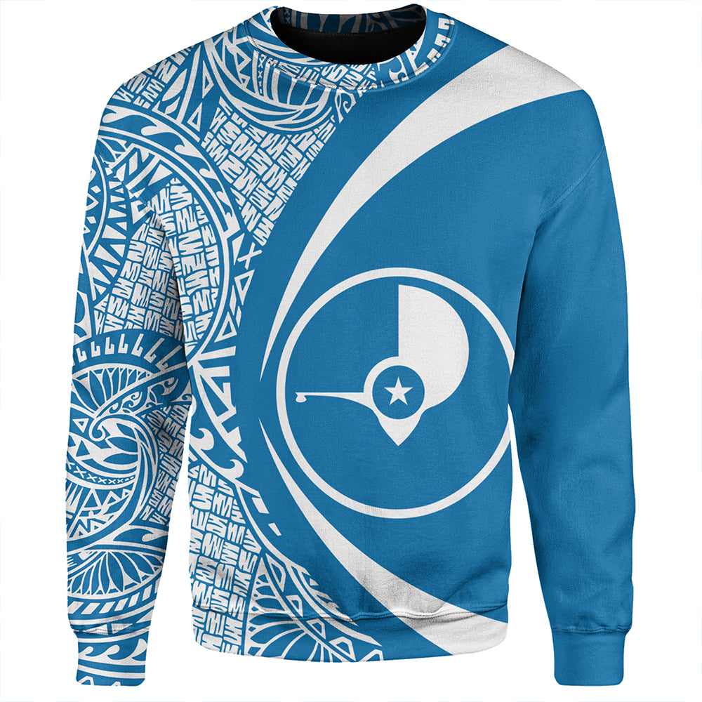 Yap Sweatshirt Coat Of Arm Lauhala Circle