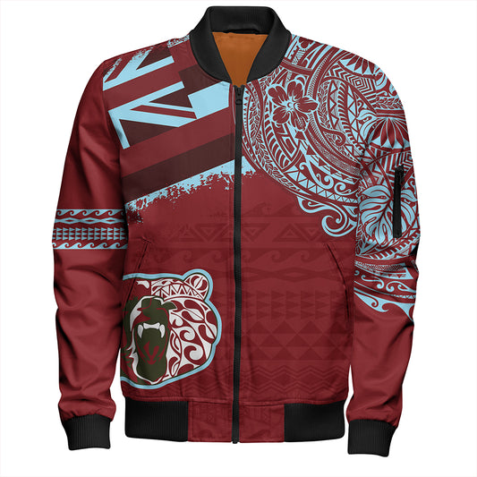 Hawaii Bomber Jacket Henry Perrine Baldwin High School With Crest Style