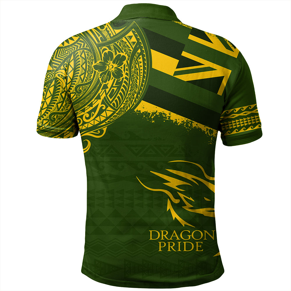Hawaii Polo Shirt Honoka'a High And Intermediate School With Crest Style