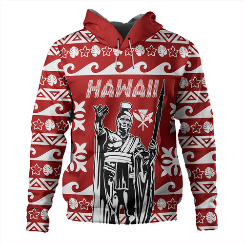 Hawaii Hoodie King Native Hawaiian Kakau Pattern Christmas