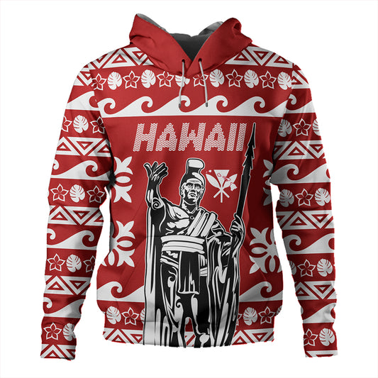 Hawaii Hoodie King Native Hawaiian Kakau Pattern Christmas