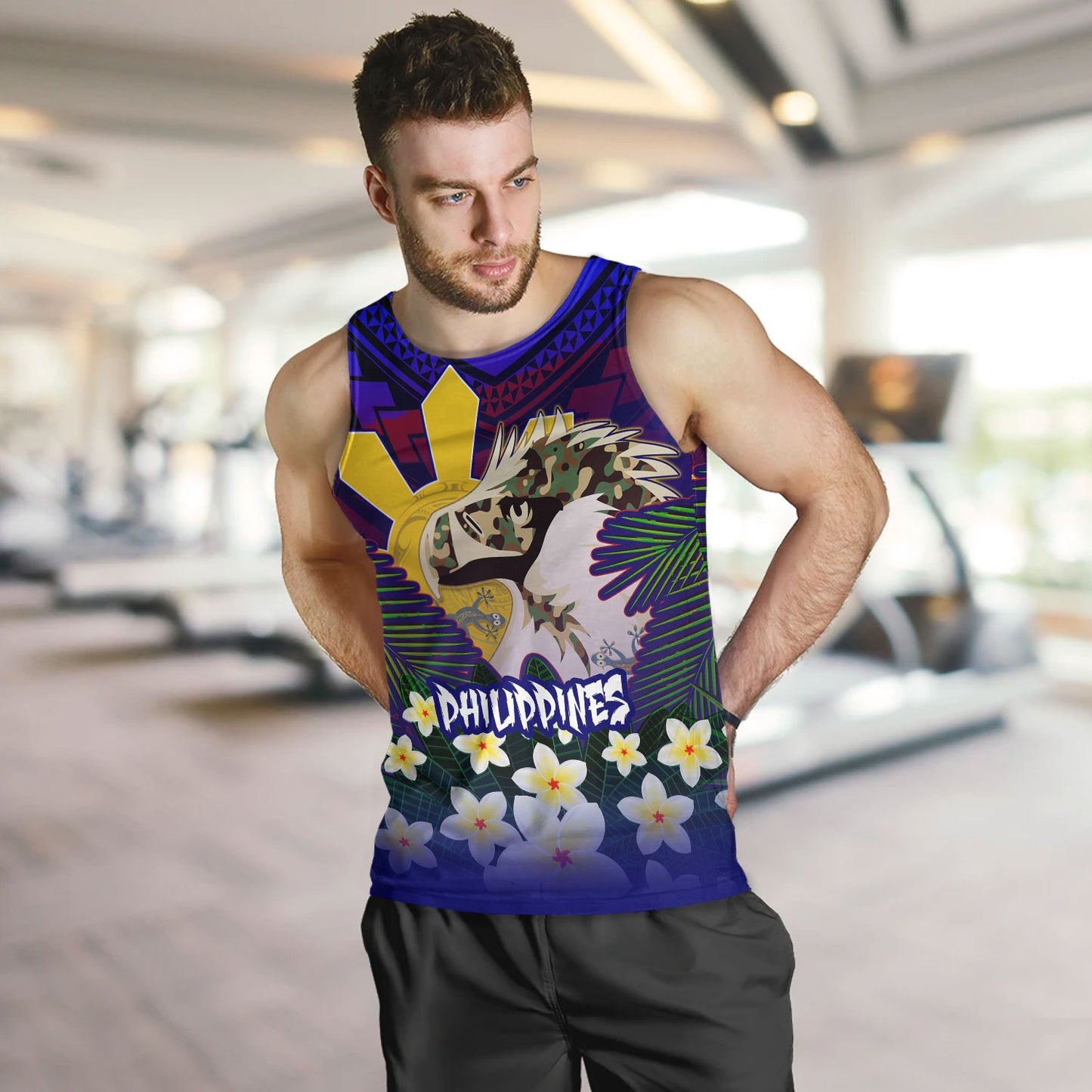 Philippines Filipinos Tank Top Custom Philippine Sun And Eagles Summer Vibes