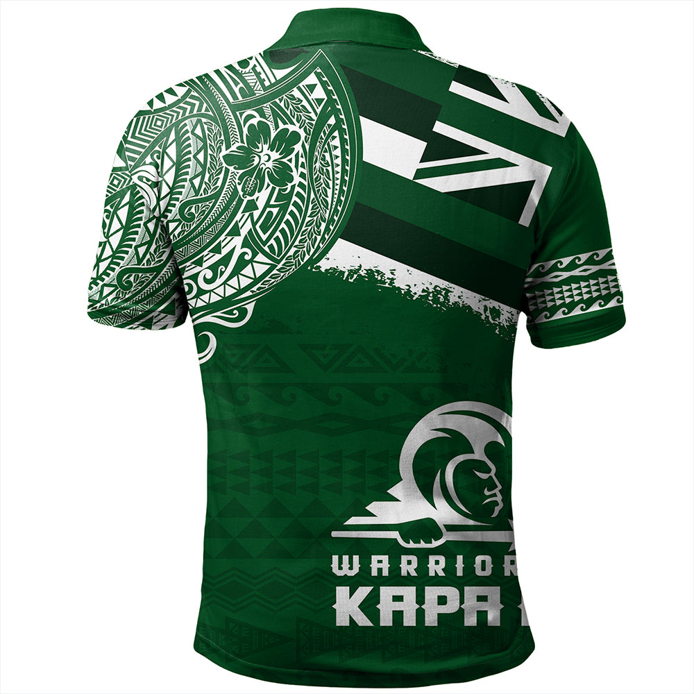 Hawaii Polo Shirt Kapaa High School With Crest Style
