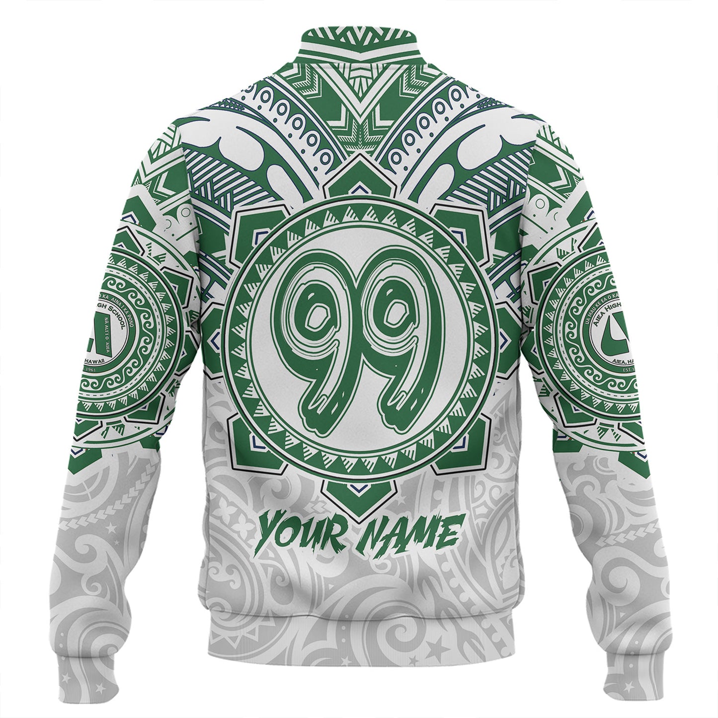 Hawaii Baseball Jacket Custom Aiea High School Home Of The Na Ali'i Tribal Style