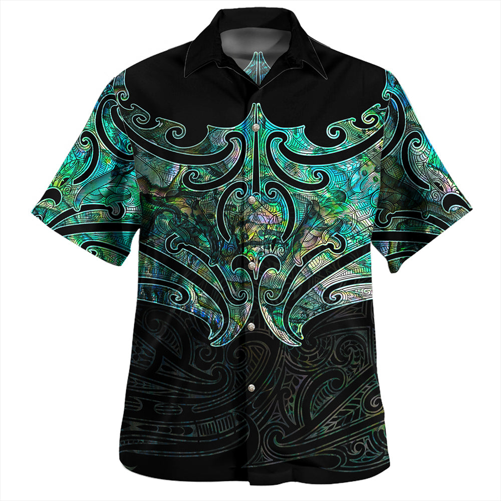 New Zealand Hawaiian Shirt Maori Papua Shell Pattern