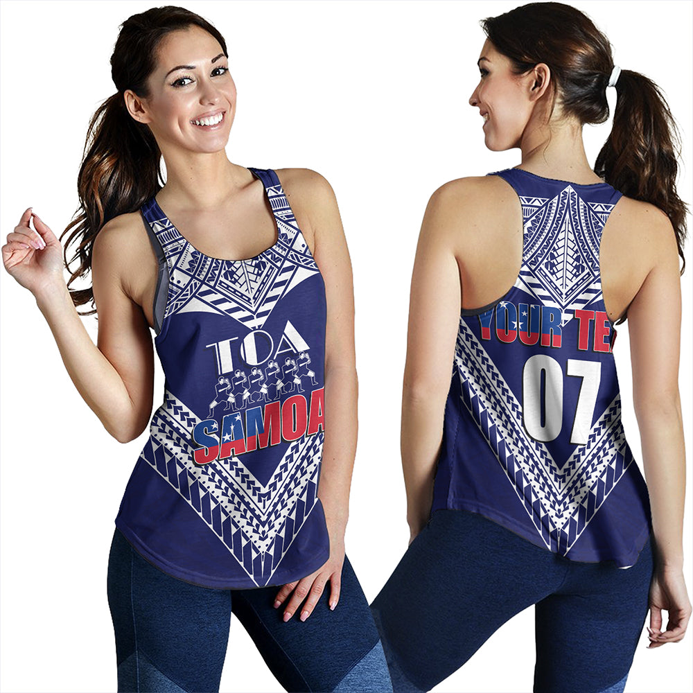 (Customize Personalize) Toa Samoa RLS Warriors Siva Tau Women Tank