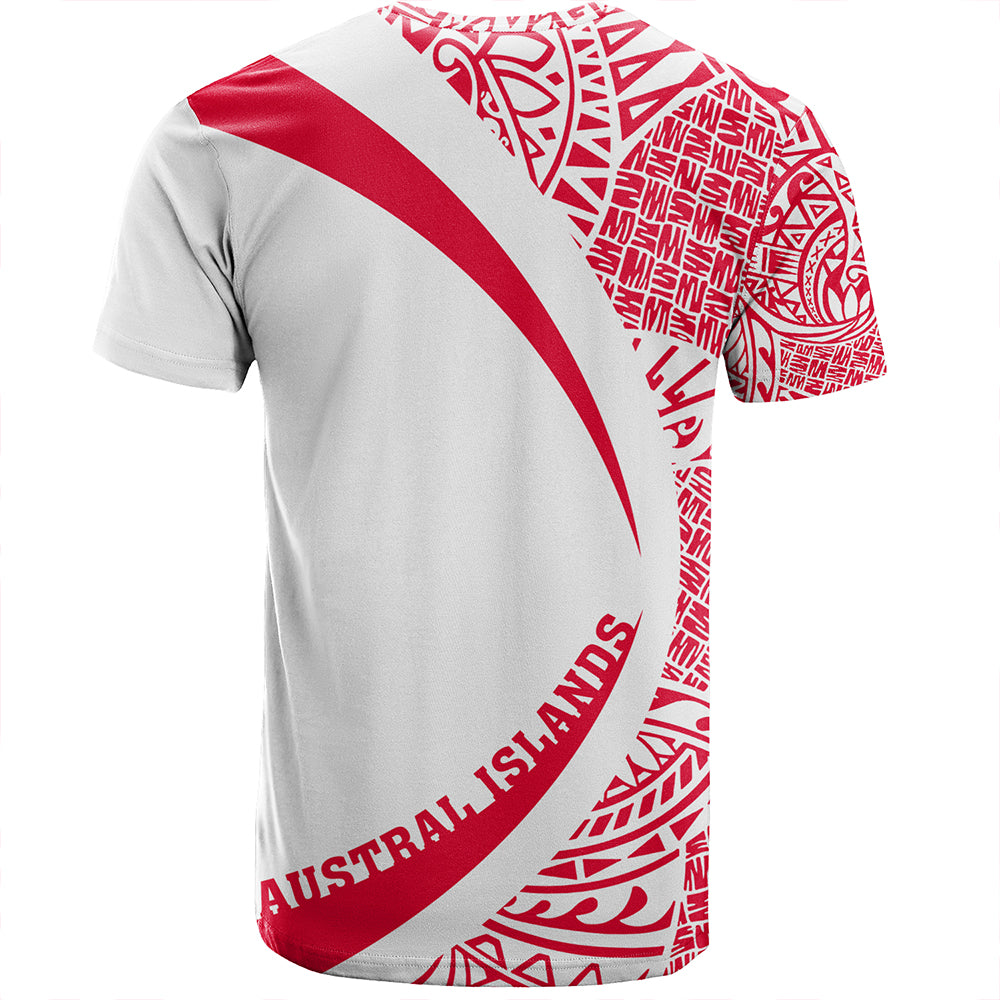 Austral Islands T-Shirt Coat Of Arm Lauhala Circle