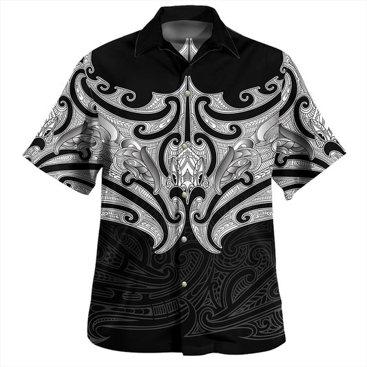 New Zealand Hawaiian Shirt Maori Pattern