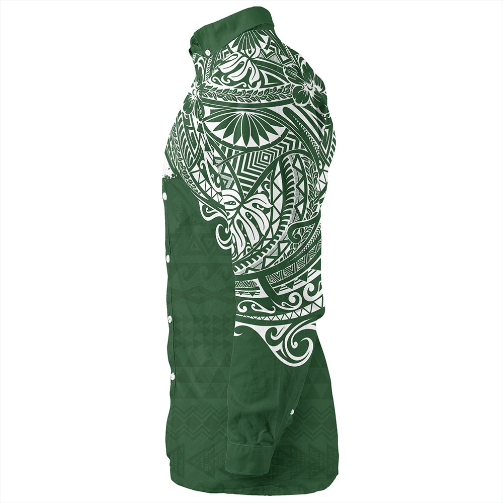 Hawaii Long Sleeve Shirt Konawaena High School With Crest Style