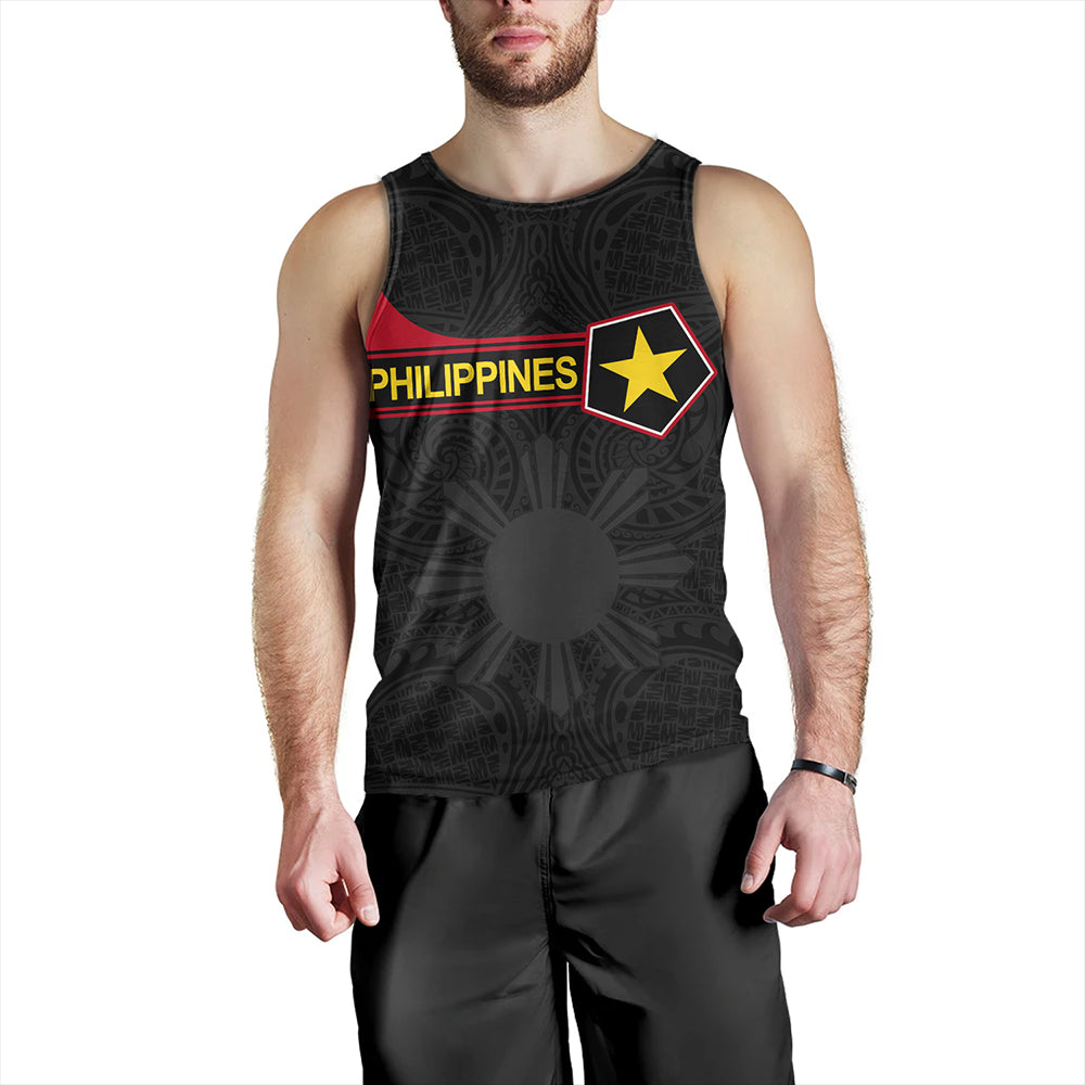 Philippines Tank Top Custom Polynesian Filipino Simple Style