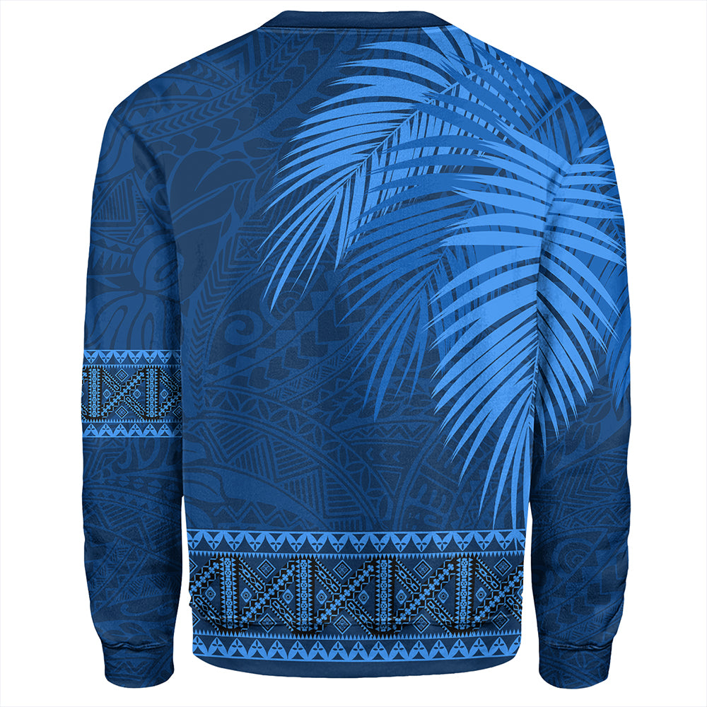 Samoa Sweatshirt Masi Dobby Fabric Leaves