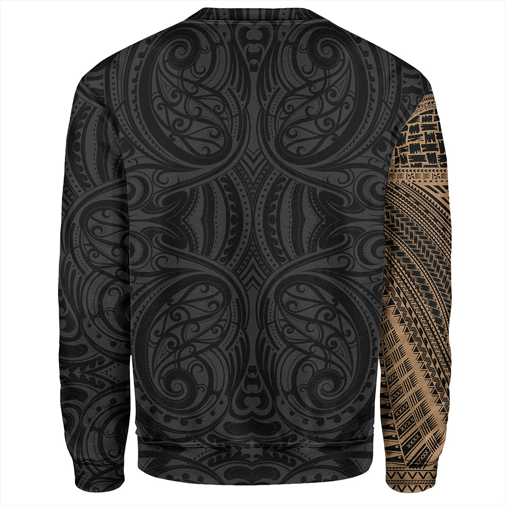 Samoa Tribal Maori Tattoo Roman Reigns Sweatshirt Gold