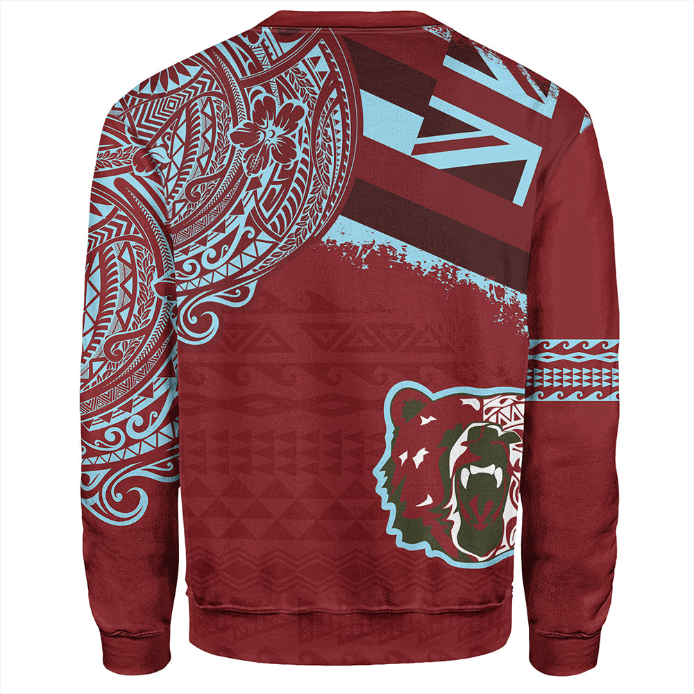 Hawaii Sweatshirt Henry Perrine Baldwin High School With Crest Style