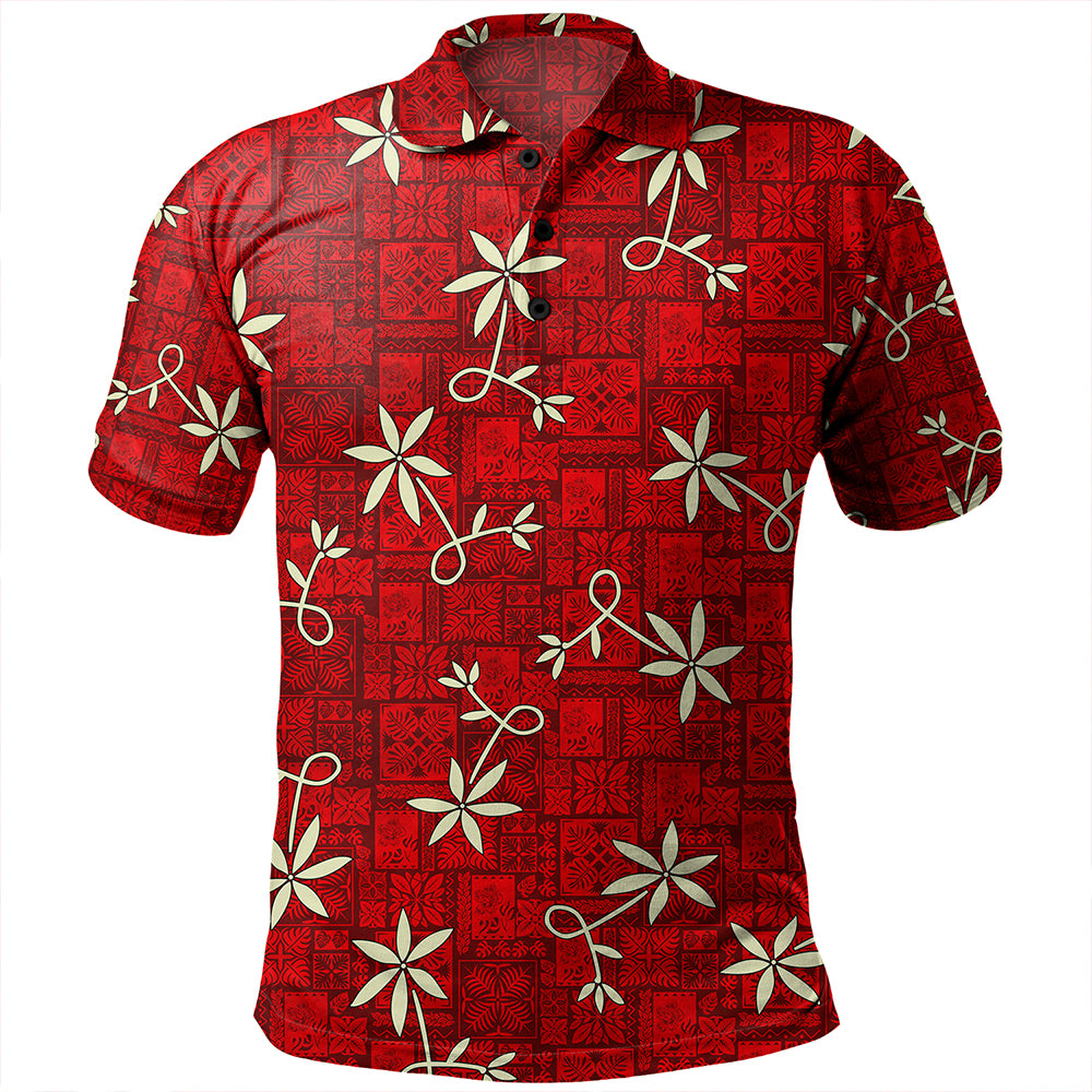 Hawaii Polo Shirt ELV PRL Red