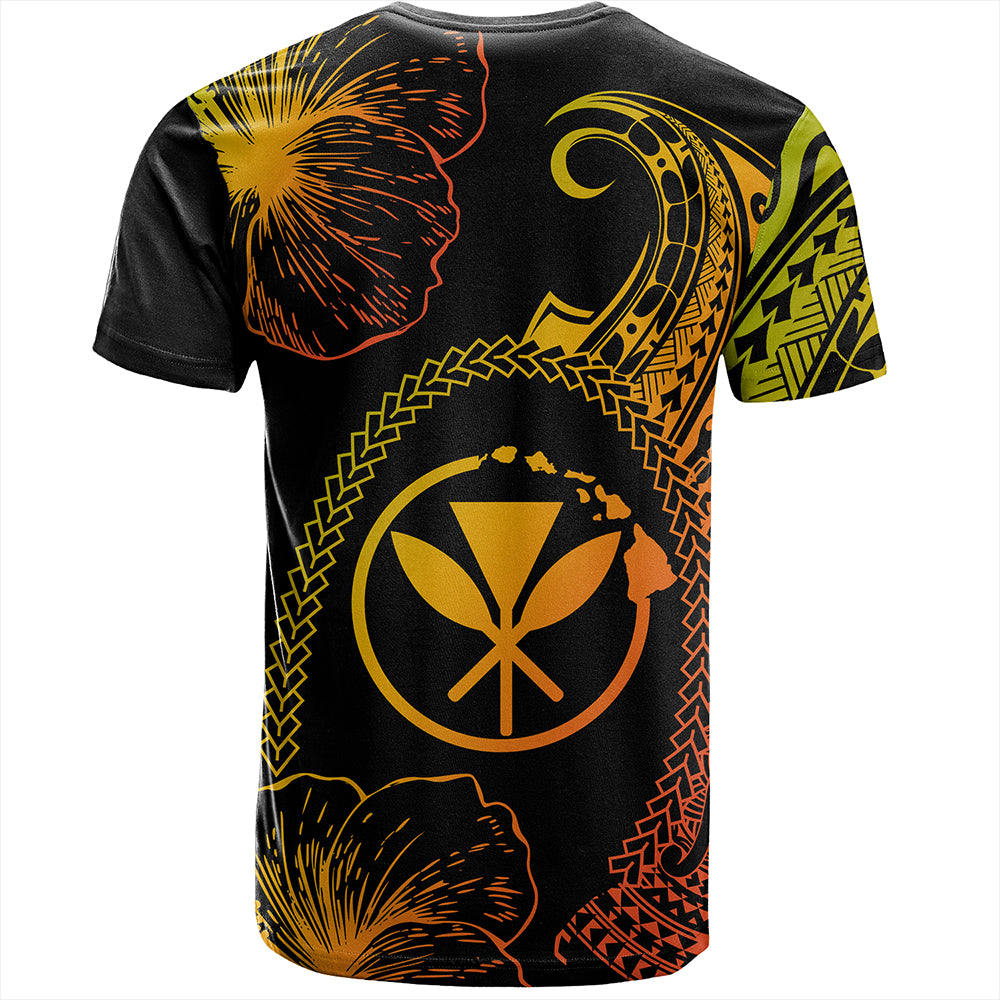 Hawaii T-Shirt Hawaii Turtle Kanaka Reggae