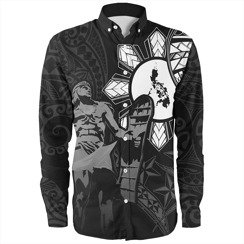 Philippines Long Sleeve Shirt Lapu Lapu Sun Tribal In My Heart