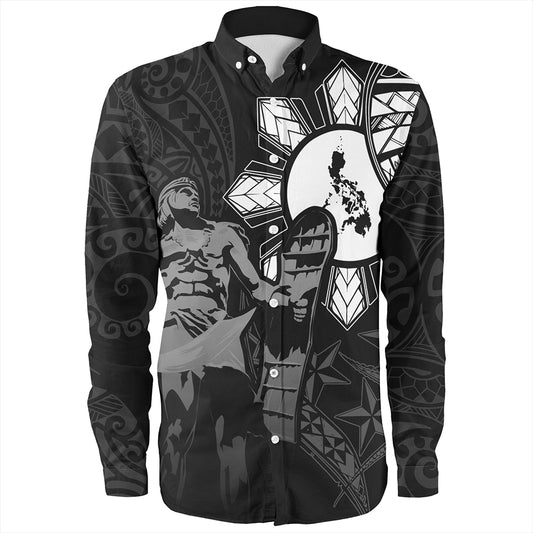 Philippines Long Sleeve Shirt Lapu Lapu Sun Tribal In My Heart