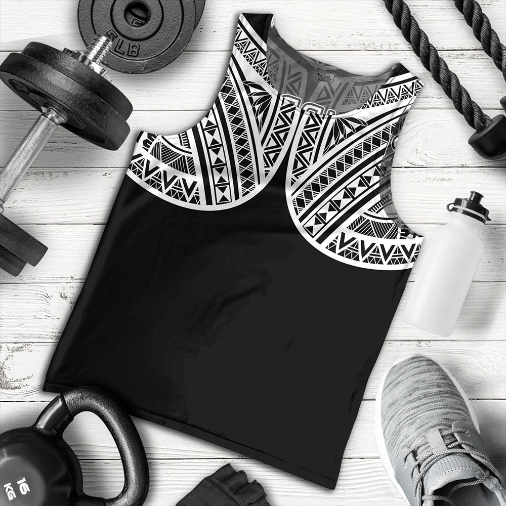 Philippines Tank Top Sun Star Warrior Style White