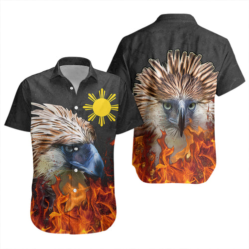 Philippines Short Sleeve Shirt Eagle Fire Style